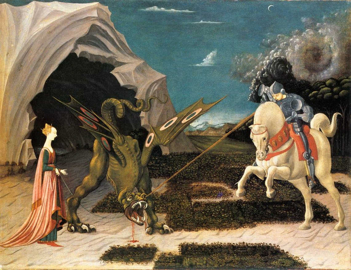 Paolo Uccello St. George and the Dragon Date: c.1470 Paolo Uccello St. George and the Dragon Date: c.1470