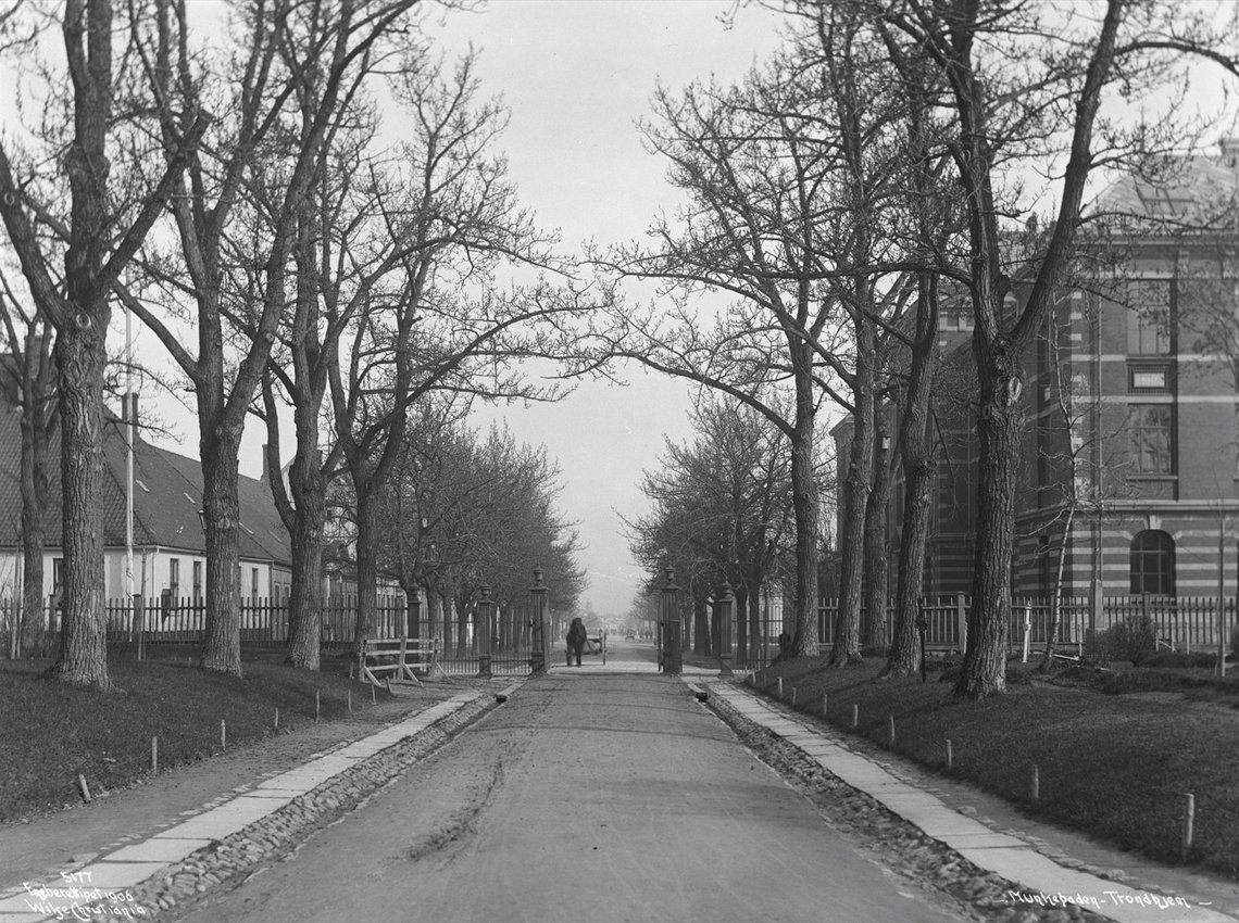 Pengemangel kan føre til at Trondheims innbyggere får en tidsreise tilbake til Trondhjem etter forrige århundreskifte. Her er Munkegata sett fra Nidarosdomen i Trondheim, 15. mai 1906. Foto: Wilse, Anders Beer / Norsk Folkemuseum / Public Domain Pengemangel kan føre til at Trondheims innbyggere får en tidsreise tilbake til Trondhjem etter forrige århundreskifte. Her er Munkegata sett fra Nidarosdomen i Trondheim, 15. mai 1906. Foto: Wilse, Anders Beer / Norsk Folkemuseum / Public Domain
