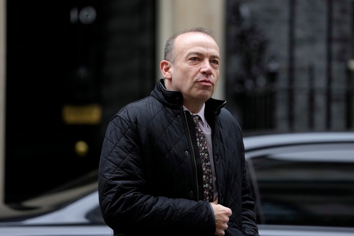 Chris Heaton-Harris sitter i den britiske regjeringen som statssekretær for Nord-Irland. Tirsdag erklærte han at MI5 øker trusselnivået for provinsen. Foto: AP /Kirsty Wigglesworth/ NTB Chris Heaton-Harris sitter i den britiske regjeringen som statssekretær for Nord-Irland. Tirsdag erklærte han at MI5 øker trusselnivået for provinsen. Foto: AP /Kirsty Wigglesworth/ NTB