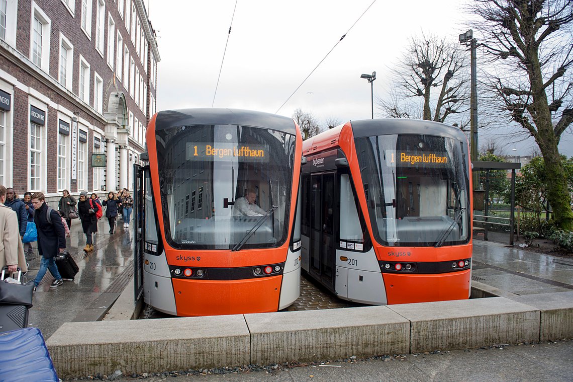 Bybanen til Åsane i Bergen vil koste rundt 21 milliarder kroner. Foto: Marit Hommedal / NTB Bybanen til Åsane i Bergen vil koste rundt 21 milliarder kroner. Foto: Marit Hommedal / NTB