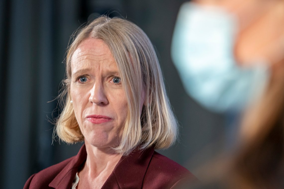 Utenriksminister Anniken Huitfeldt (Ap) forsvarer sin koseprat med islamske skrekk-regimer.
Foto: Heiko Junge / NTB Utenriksminister Anniken Huitfeldt (Ap) forsvarer sin koseprat med islamske skrekk-regimer.
Foto: Heiko Junge / NTB