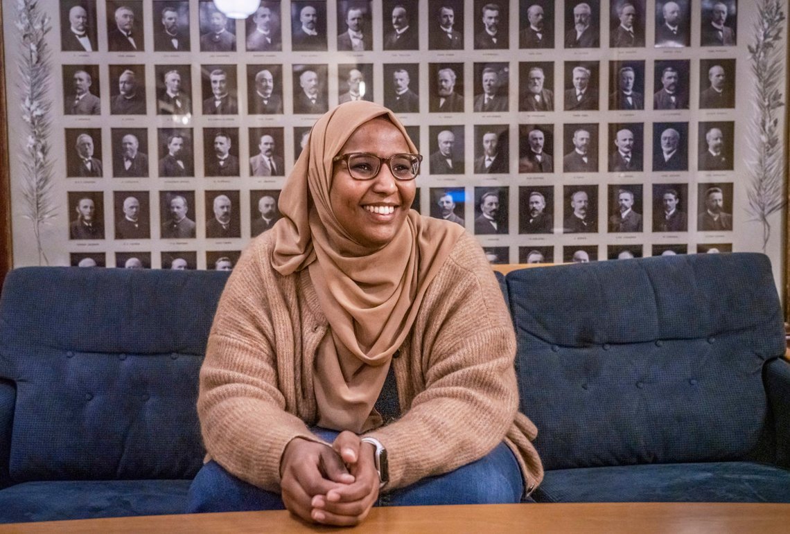 Marian Hussein ble historisk da hun som den første med afrikansk bakgrunn ble valgt inn på Stortinget. Bakgrunnen hennes trekkes fram som et stort pluss for SV av hennes støttespillere, som gjerne vil ha henne inn i partiledelsen. Foto: Ole Berg-Rusten / NTB Marian Hussein ble historisk da hun som den første med afrikansk bakgrunn ble valgt inn på Stortinget. Bakgrunnen hennes trekkes fram som et stort pluss for SV av hennes støttespillere, som gjerne vil ha henne inn i partiledelsen. Foto: Ole Berg-Rusten / NTB