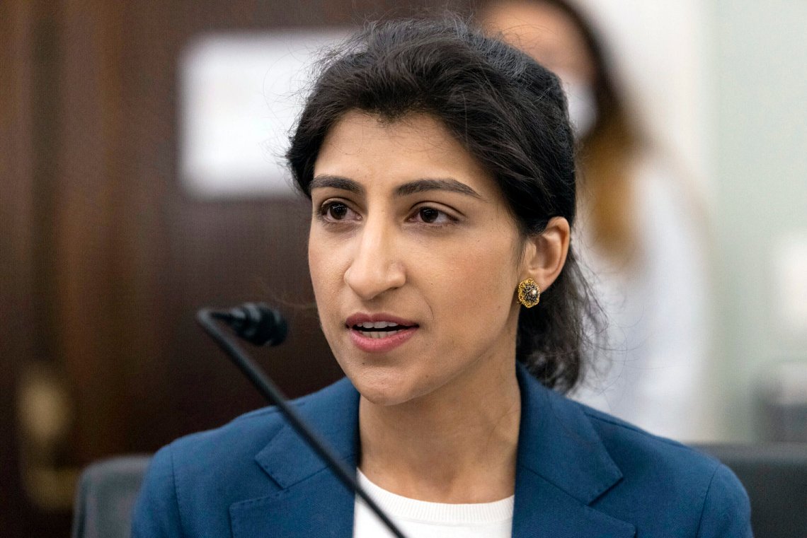 FILE - Lina Khan, nominee for Commissioner of the Federal Trade Commission, speaks during a Senate Committee on Commerce, Science, and Transportation confirmation hearing on Capitol Hill in Washington, April 21, 2021. The Supreme Court’s latest climate change ruling could dampen efforts by federal agencies to rein in the tech industry, which went largely unregulated for decades as the government tried to catch up to changes wrought by the internet. Under Chair Khan, the FTC also has widened the door to more actively writing new regulations in what critics say is a broader interpretation of the agency’s legal authority. (Graeme Jennings/Washington Examiner via AP, Pool, File) FILE - Lina Khan, nominee for Commissioner of the Federal Trade Commission, speaks during a Senate Committee on Commerce, Science, and Transportation confirmation hearing on Capitol Hill in Washington, April 21, 2021. The Supreme Court’s latest climate change ruling could dampen efforts by federal agencies to rein in the tech industry, which went largely unregulated for decades as the government tried to catch up to changes wrought by the internet. Under Chair Khan, the FTC also has widened the door to more actively writing new regulations in what critics say is a broader interpretation of the agency’s legal authority. (Graeme Jennings/Washington Examiner via AP, Pool, File)
