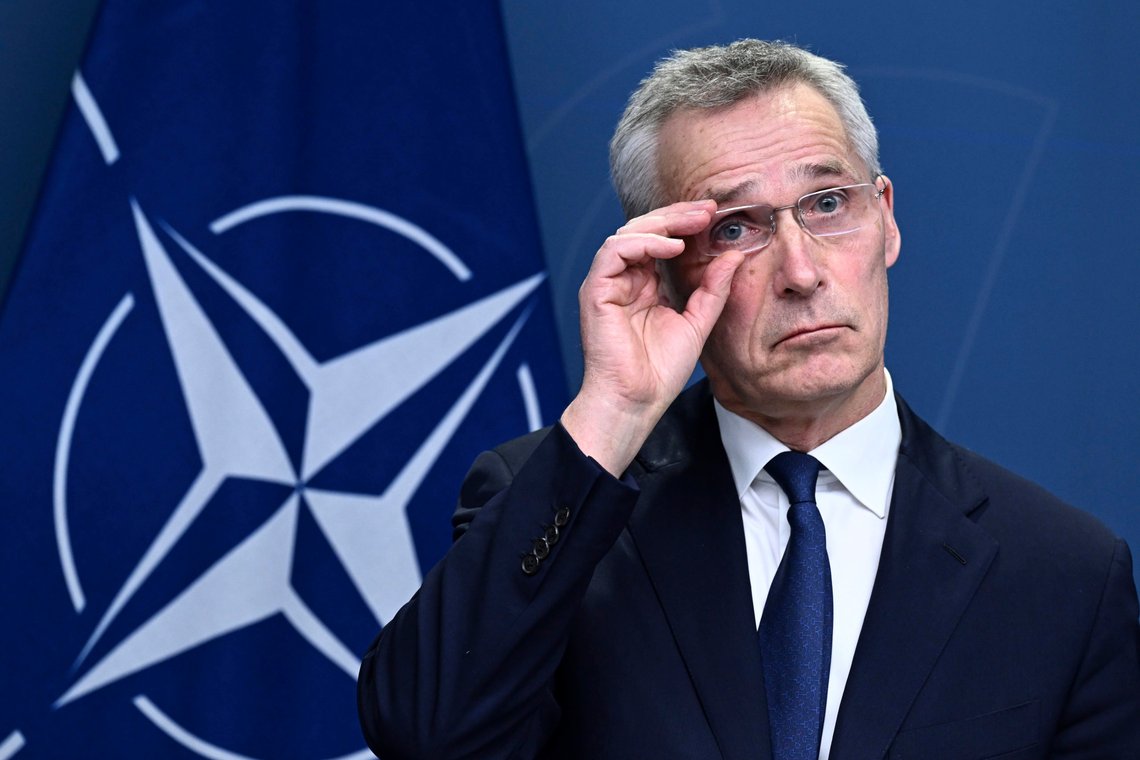 Nato-sjef Jens Stoltenberg la tirsdag fram forsvarsalliansens årsrapport for 2022. Arkivfoto: Jonas Ekströmer / TT / AP / NTB Nato-sjef Jens Stoltenberg la tirsdag fram forsvarsalliansens årsrapport for 2022. Arkivfoto: Jonas Ekströmer / TT / AP / NTB