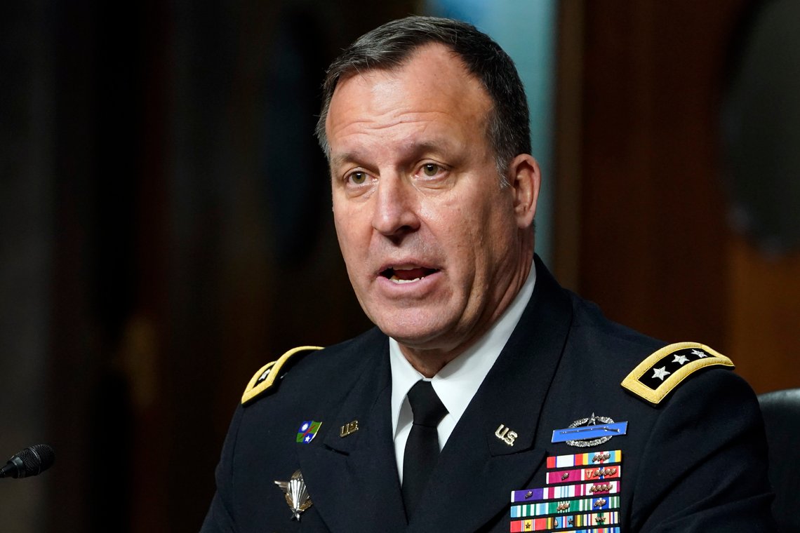 Lt. Gen. Michael E. Kurilla, er leder av Centcom. Foto: AP/Susan Walsh Lt. Gen. Michael E. Kurilla, er leder av Centcom. Foto: AP/Susan Walsh