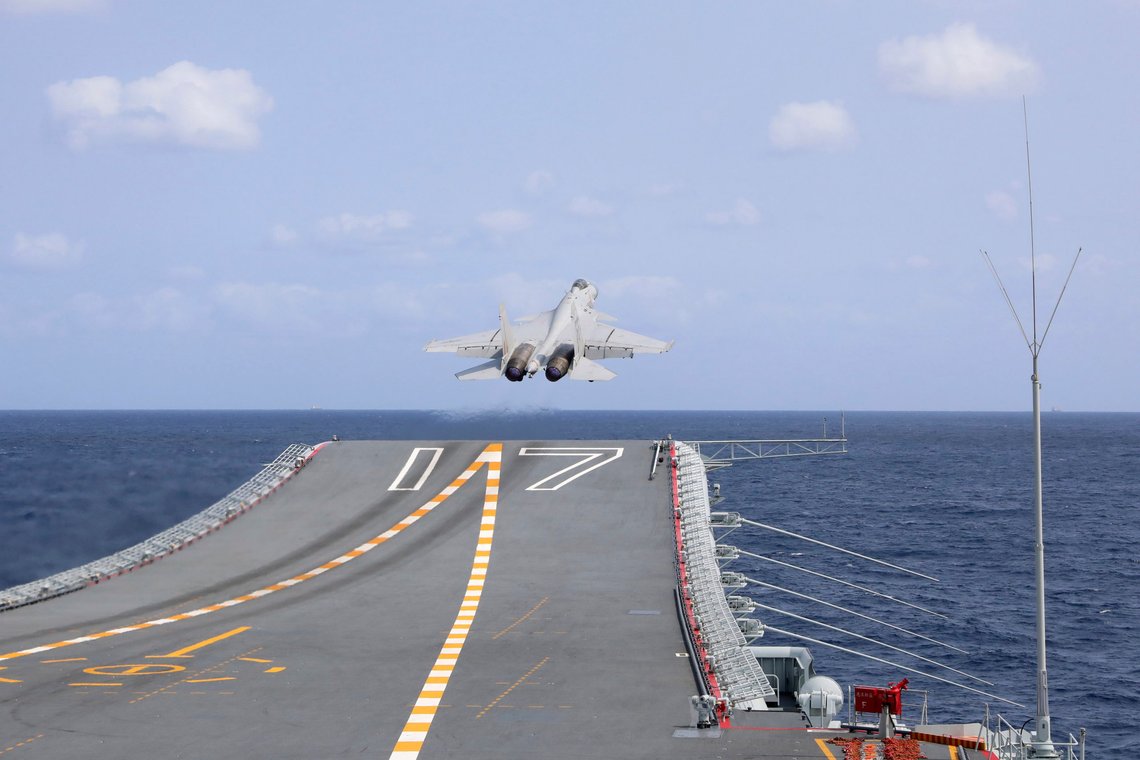 Kina trapper opp den militære aktiviteten i Sør-Kinahavet og rundt Taiwan på grunn av spenninger landene mellom. Foto: An Ni/Xinhua via AP Kina trapper opp den militære aktiviteten i Sør-Kinahavet og rundt Taiwan på grunn av spenninger landene mellom. Foto: An Ni/Xinhua via AP