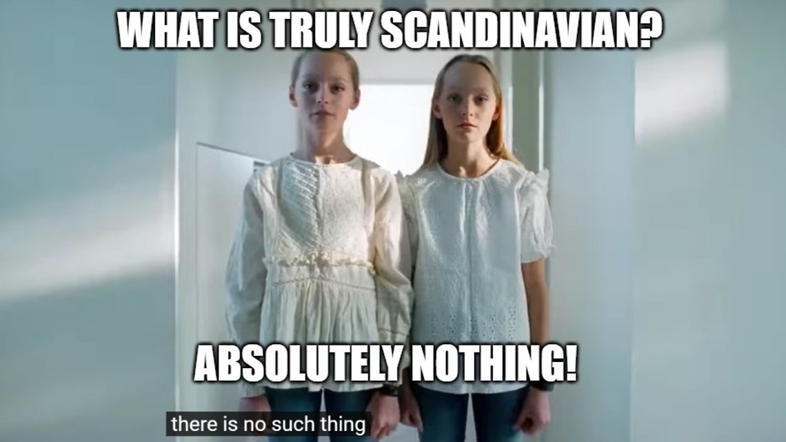 Disse to jentene var i SAS’ beryktede reklame “What is truly Scandinavian.” De skal sannsynligvis forestille jentene fra Ondskapens Hotell. Filmen var skummel, men de som vil endre Norge er enda skumlere. Disse to jentene var i SAS’ beryktede reklame “What is truly Scandinavian.” De skal sannsynligvis forestille jentene fra Ondskapens Hotell. Filmen var skummel, men de som vil endre Norge er enda skumlere.