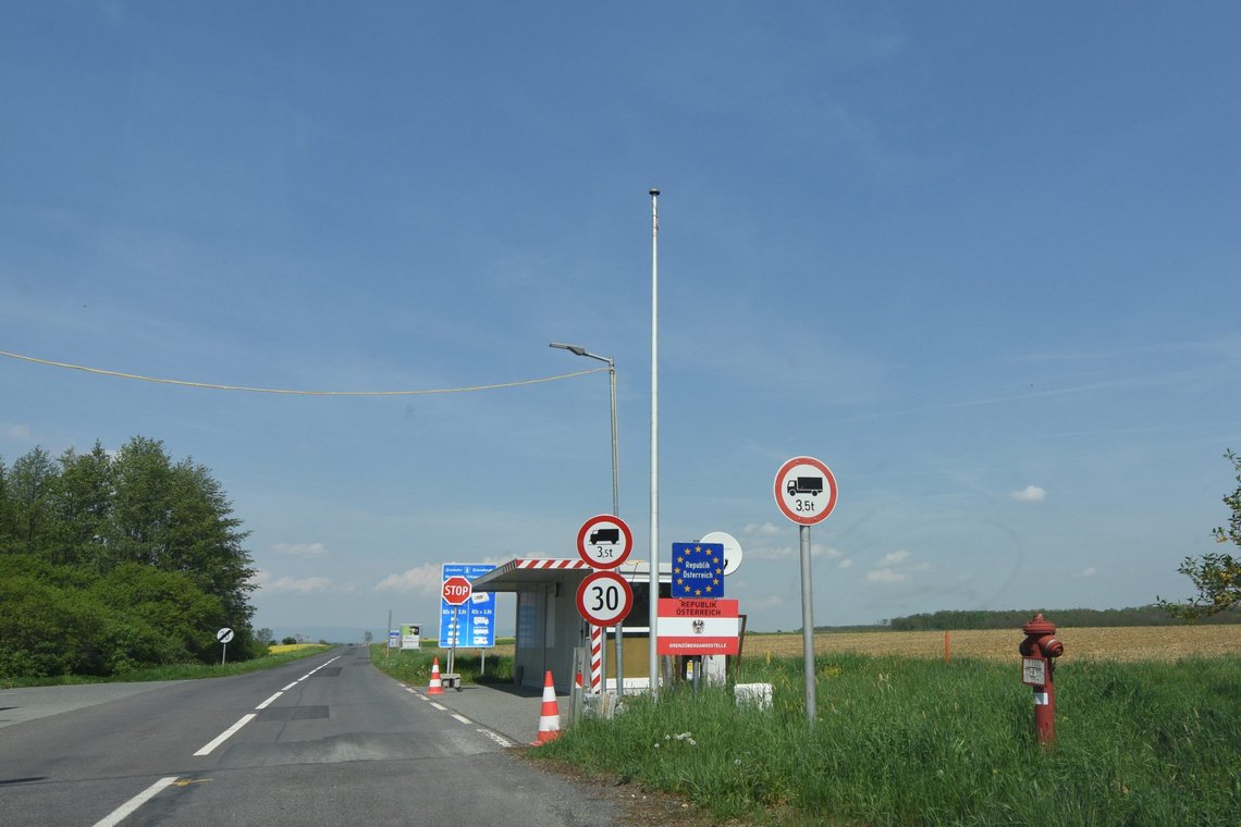 Grenseovergang mellom Østerrike og Ungarn. Foto: Wikimedia Commons Grenseovergang mellom Østerrike og Ungarn. Foto: Wikimedia Commons