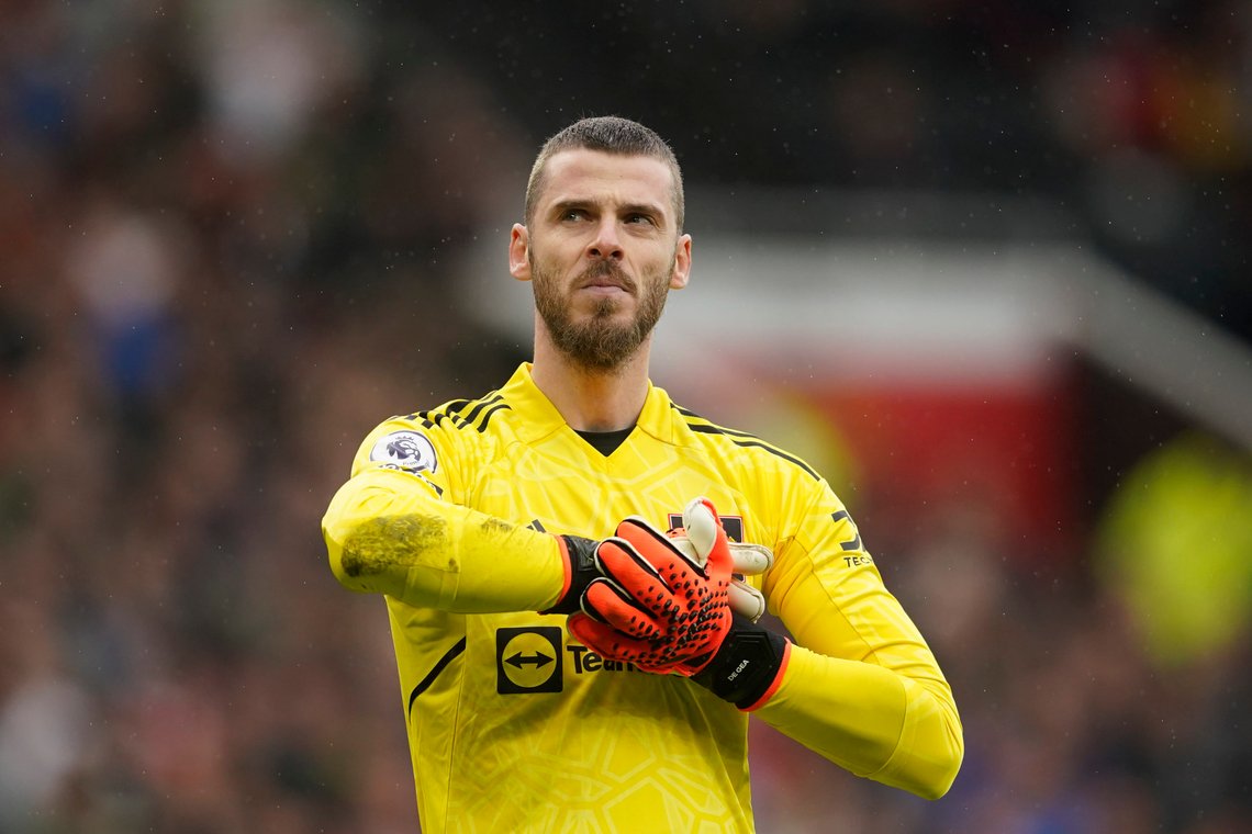Manchester United-keeper David de Gea gjorde en stygg feil søndag. Foto: Dave Thompson / AP / NTB Manchester United-keeper David de Gea gjorde en stygg feil søndag. Foto: Dave Thompson / AP / NTB