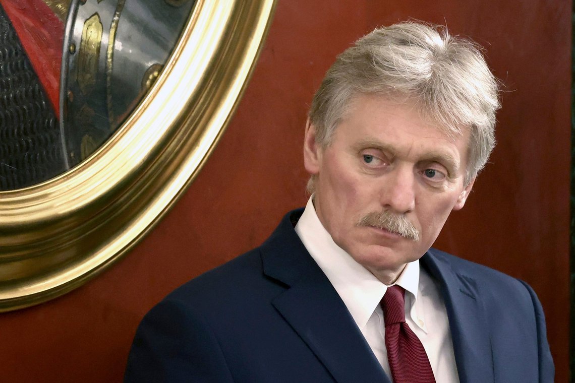 Kremls talsmann, Dmitry Peskov. Foto: Valery Sharifulin, Sputnik, Kremlin via AP Kremls talsmann, Dmitry Peskov. Foto: Valery Sharifulin, Sputnik, Kremlin via AP