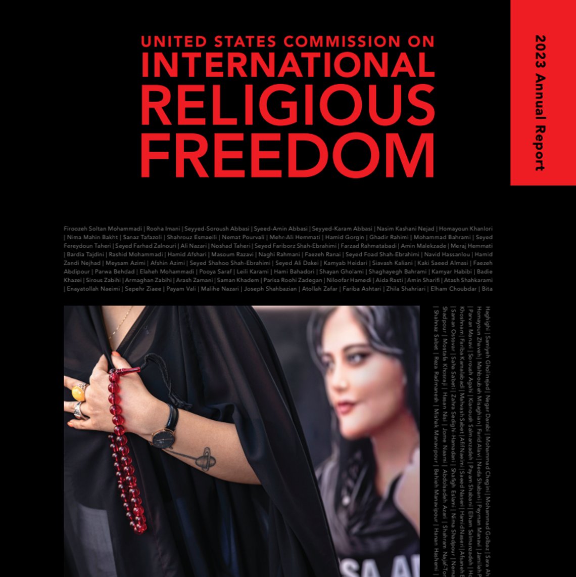 Foto: Forside, United States Commission on Internatioanl Religious Freedom report 2023. Foto: Forside, United States Commission on Internatioanl Religious Freedom report 2023.