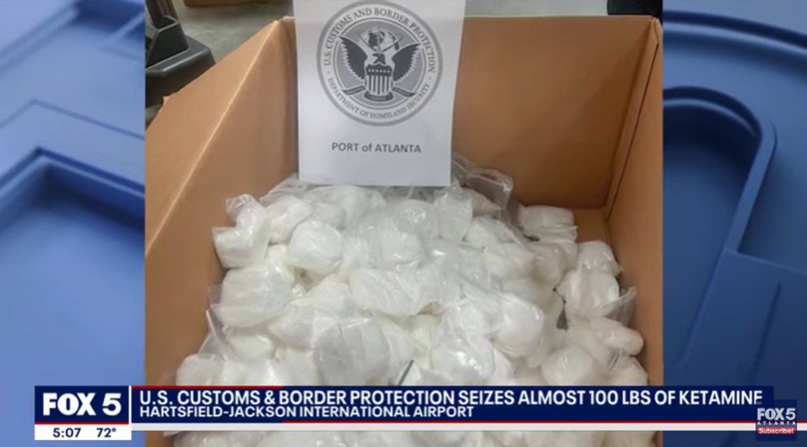 Photo: The shipments of ketamine allegedly smuggled into Atlanta from Sweden. (Customs and Border Protection Agents). Photo: The shipments of ketamine allegedly smuggled into Atlanta from Sweden. (Customs and Border Protection Agents).