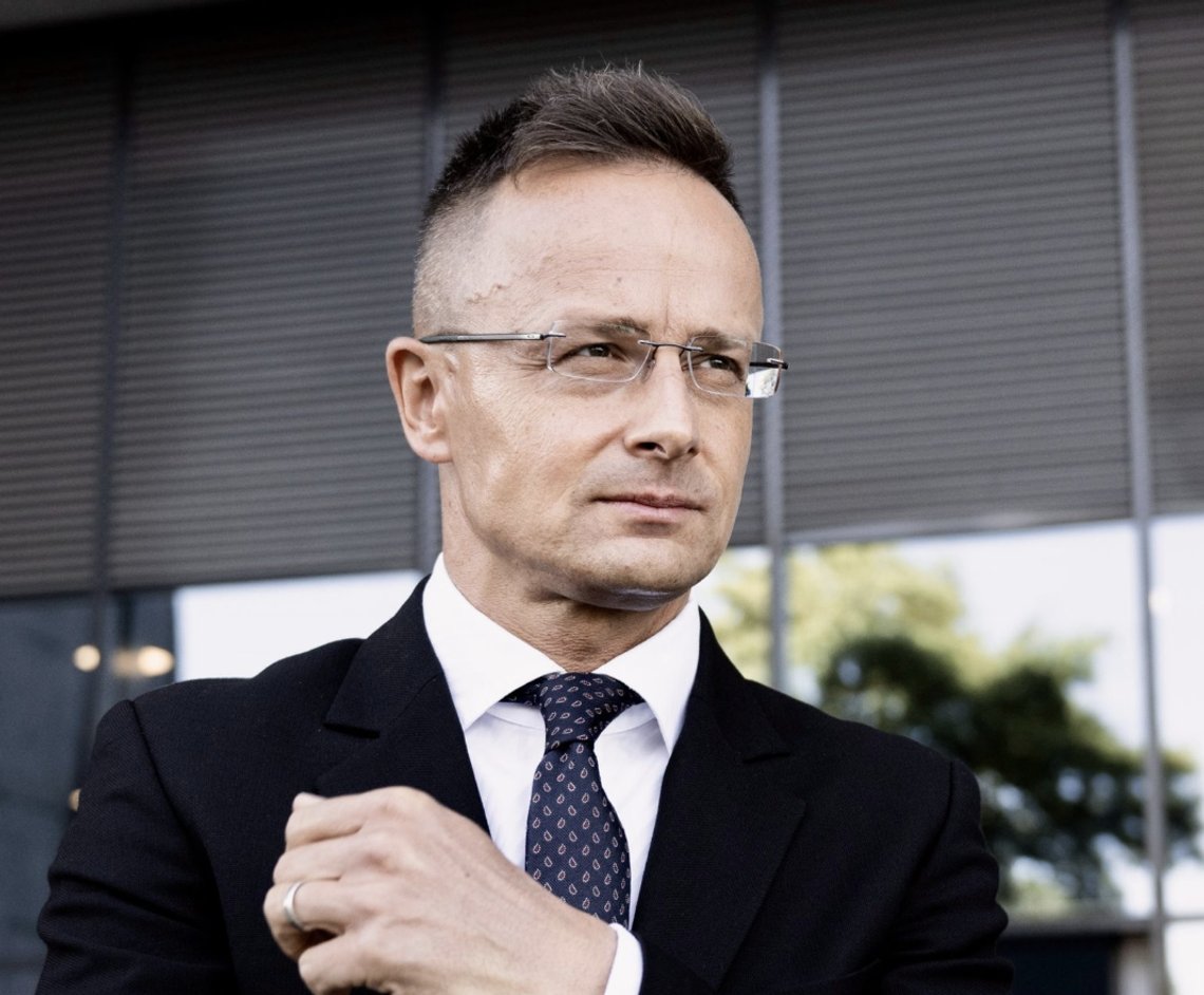 Ungarns utenriksminister Peter Szijjarto beskriver Ukraina som en fiendlig stat. Skjermdump Facebook/ Peter Szijjarto Ungarns utenriksminister Peter Szijjarto beskriver Ukraina som en fiendlig stat. Skjermdump Facebook/ Peter Szijjarto