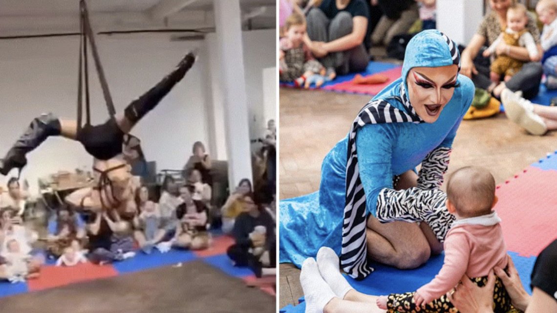 Selv små spebarn er målet til såkalte drag shows. Skjermdumper Fox News Selv små spebarn er målet til såkalte drag shows. Skjermdumper Fox News