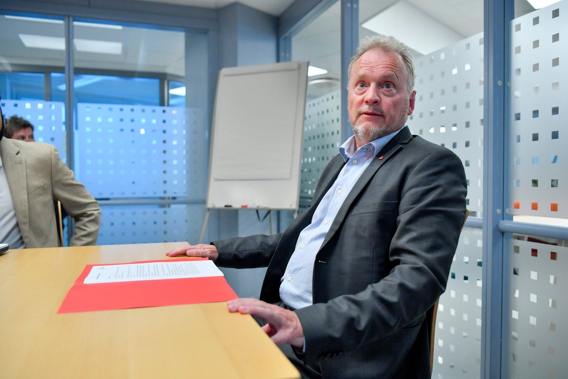 Oslos byrådsleder Raymond Johansen vil ikke samarbeide med INP under noen omstendigheter.
Foto: Rodrigo Freitas / NTB Oslos byrådsleder Raymond Johansen vil ikke samarbeide med INP under noen omstendigheter.
Foto: Rodrigo Freitas / NTB
