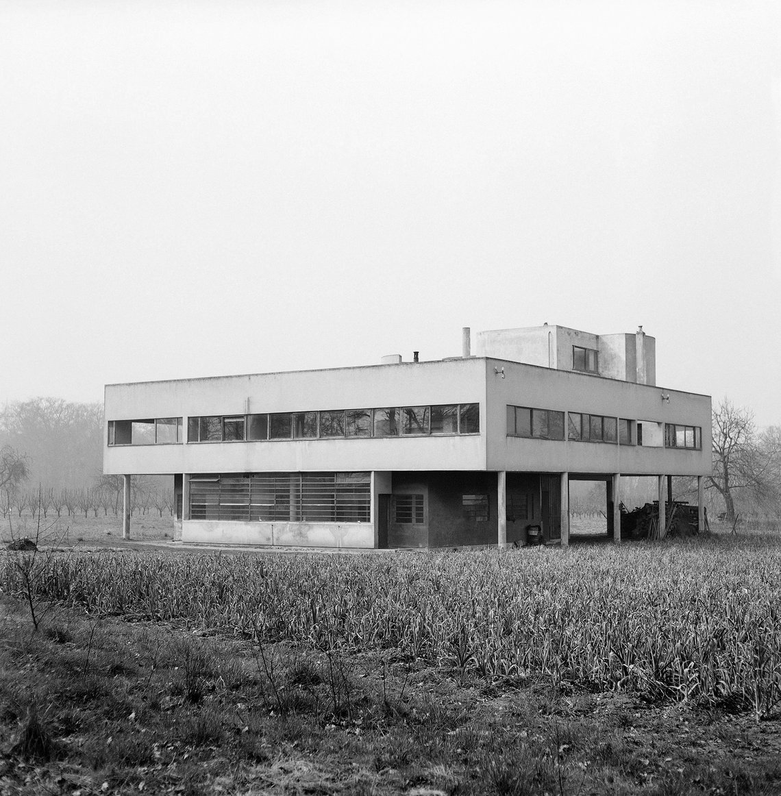 French cultural minister Andre Malraux was to receive cables and letters from museums all over the world when it was heard that this villa of Poissy (french town in the seine-et-cise department near Paris) was to be taken down. The villa built in 1929 for Mrs.Savoya is the very first construction of known French architect Le Corbusier to be seen in France. This photo was taken March 21, 1959. (AP Photo) French cultural minister Andre Malraux was to receive cables and letters from museums all over the world when it was heard that this villa of Poissy (french town in the seine-et-cise department near Paris) was to be taken down. The villa built in 1929 for Mrs.Savoya is the very first construction of known French architect Le Corbusier to be seen in France. This photo was taken March 21, 1959. (AP Photo)