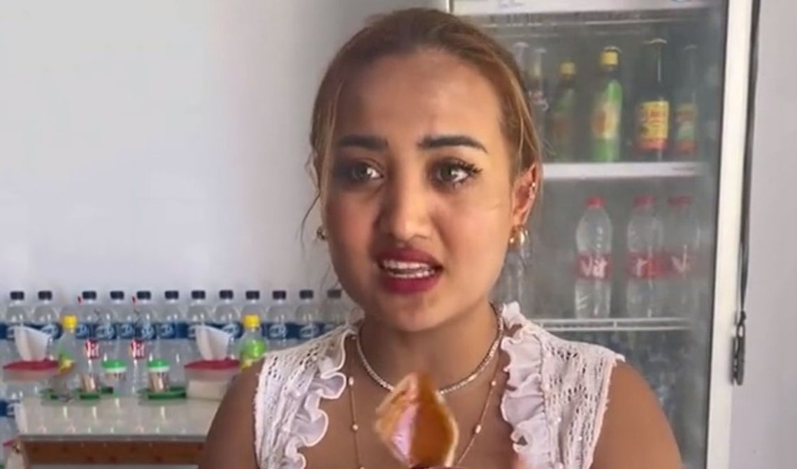 Lina Luftiawati alias Lina Mukherjee. Videoklipp fra TikTok Lina Luftiawati alias Lina Mukherjee. Videoklipp fra TikTok