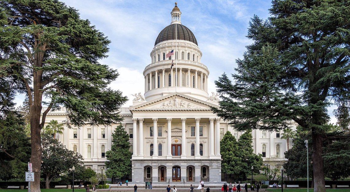 Sacramento er hovedstaden i delstaten California, og her ligger også California State Capitol, som bildet vises. Foto: Andre M/ Wikipedia Sacramento er hovedstaden i delstaten California, og her ligger også California State Capitol, som bildet vises. Foto: Andre M/ Wikipedia