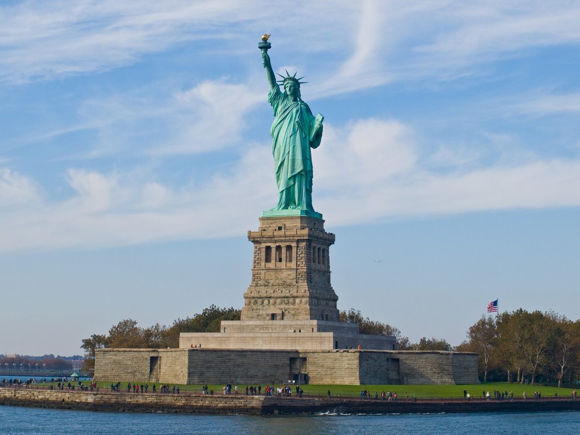 Frihetsgudinnen utenfor New York. Foto: William Karby/ Wikipedia Frihetsgudinnen utenfor New York. Foto: William Karby/ Wikipedia