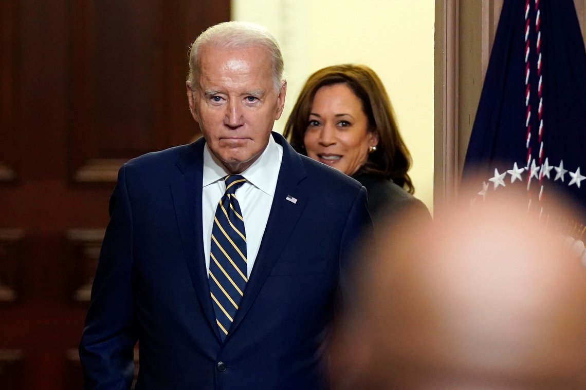 Biden egner seg ikke som president. Men bak lurer Kamala Harris, som ikke er et godt alternativ. Foto: AP /Evan Vucci/ NTB Biden egner seg ikke som president. Men bak lurer Kamala Harris, som ikke er et godt alternativ. Foto: AP /Evan Vucci/ NTB