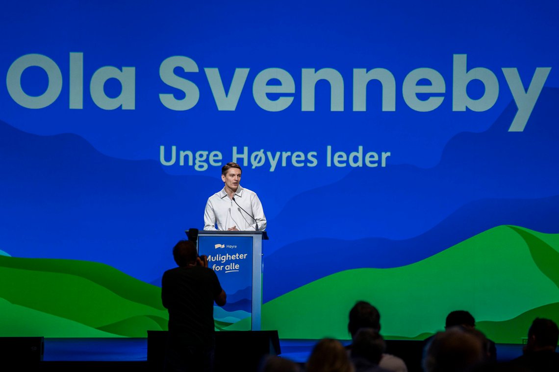 Unge Høyre leder Ola Svenneby tilbys kurs i antirasisme, slik at han kan lære seg kulturforståelse og unngå utsagn som kan ha rasistiske undertoner.
Foto: Heiko Junge / NTB Unge Høyre leder Ola Svenneby tilbys kurs i antirasisme, slik at han kan lære seg kulturforståelse og unngå utsagn som kan ha rasistiske undertoner.
Foto: Heiko Junge / NTB