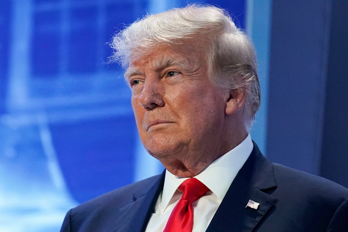 Donald Trump holdt tale for Moms for Liberty fredag, og gikk til angrep på kritisk raseteori og radikal kjønnsideologi på amerikanske skoler. Foto: AP /Matt Rourke/ NTB Donald Trump holdt tale for Moms for Liberty fredag, og gikk til angrep på kritisk raseteori og radikal kjønnsideologi på amerikanske skoler. Foto: AP /Matt Rourke/ NTB