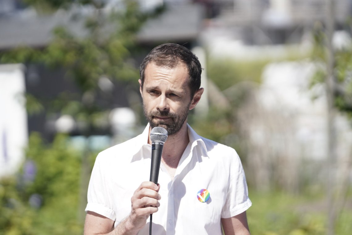Førstekandidat Hallstein Bjercke i Oslo Venstre sier «det er svært lite sannsynlig» at Venstre vil sitte i byråd med Frp etter kommunevalget den 14. september. Foto: Fredrik Hagen / NTB Førstekandidat Hallstein Bjercke i Oslo Venstre sier «det er svært lite sannsynlig» at Venstre vil sitte i byråd med Frp etter kommunevalget den 14. september. Foto: Fredrik Hagen / NTB