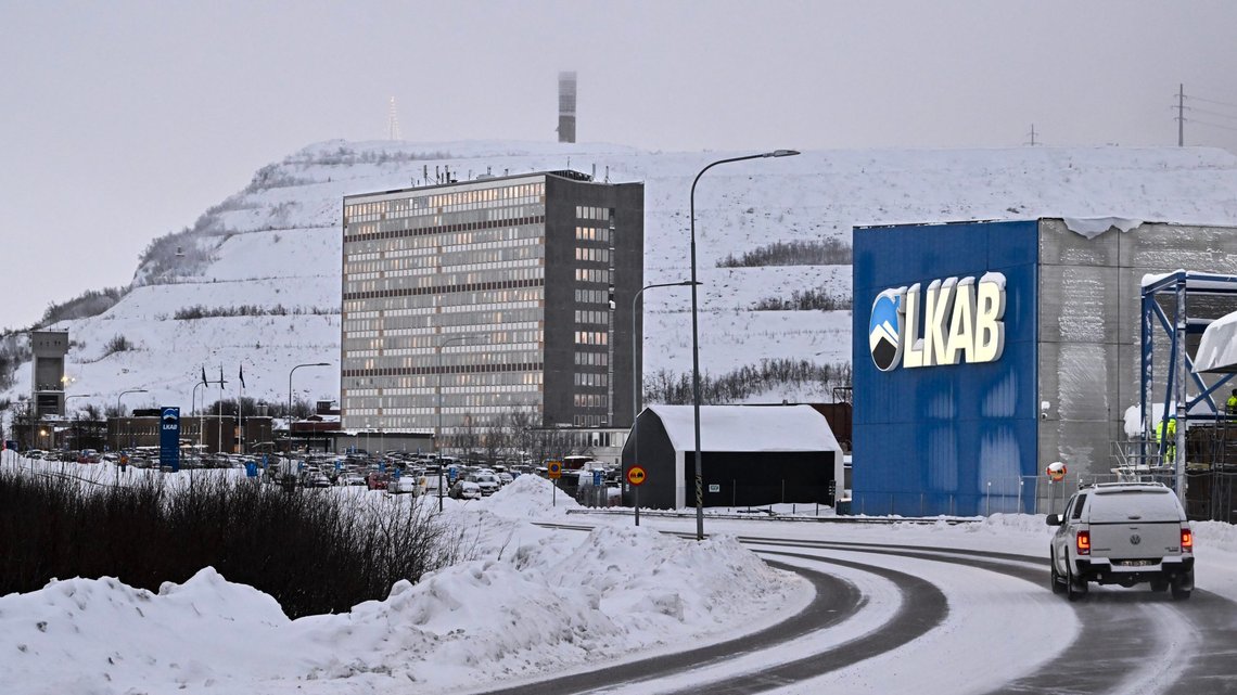 Kiruna, Sverige 20230112.
Exteriör LKAB i Kiruna.
Foto: Jonas Ekströmer / TT / NTB Kiruna, Sverige 20230112.
Exteriör LKAB i Kiruna.
Foto: Jonas Ekströmer / TT / NTB