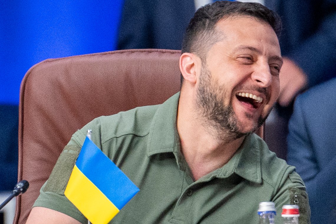 Ukrainas president Volodymyr Zelensky liker ikke ukrainere som forsøker å unndra seg militærtjeneste.
Foto: Javad Parsa / NTB Ukrainas president Volodymyr Zelensky liker ikke ukrainere som forsøker å unndra seg militærtjeneste.
Foto: Javad Parsa / NTB