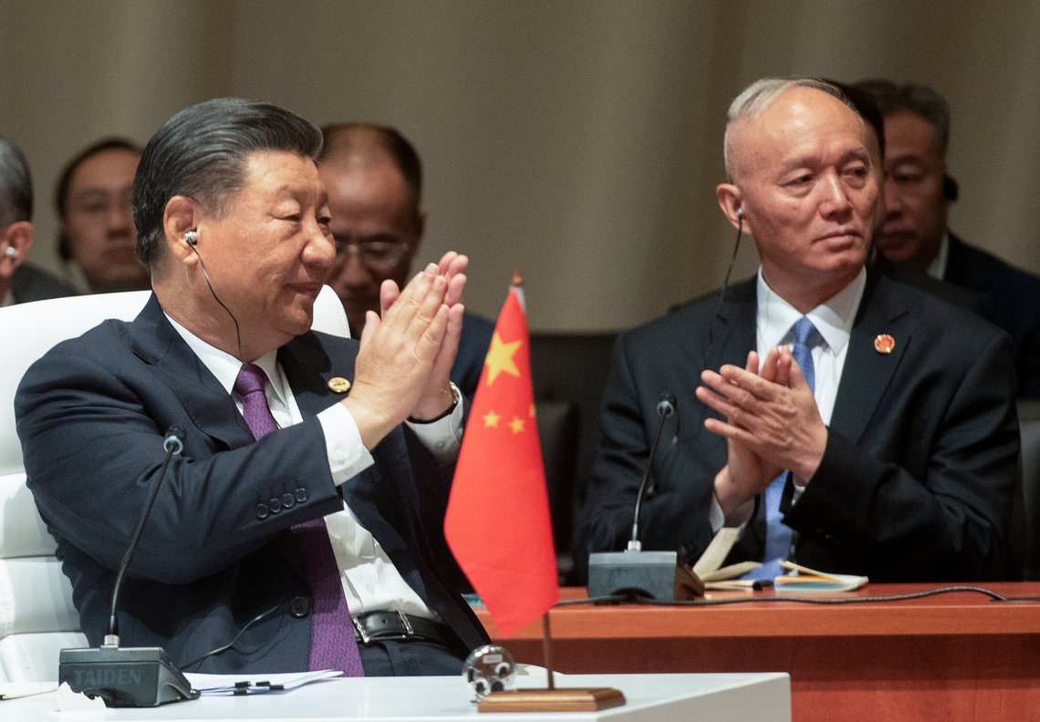 China's President Xi Jinping claps during the BRICS summit , in Johannesburg, South Africa, Wednesday, Aug. 23, 2023. (Alet Pretorius/Pool Photo via AP) China's President Xi Jinping claps during the BRICS summit , in Johannesburg, South Africa, Wednesday, Aug. 23, 2023. (Alet Pretorius/Pool Photo via AP)