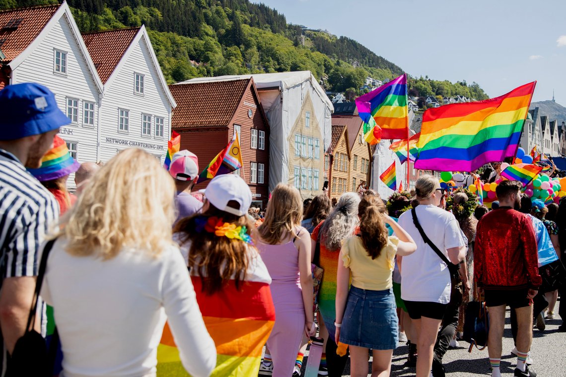 Politiadvokat Silje Åsnes opplyser at hun har henlagt trusselsaken som gjorde at Redd Barna avlyste et Pride-arrangement for barn i Bergen i juni. En mann fra bergensområdet kalte blant annet arrangementet for satanistisk på Facebook. Foto: Tuva Åserud / NTB Politiadvokat Silje Åsnes opplyser at hun har henlagt trusselsaken som gjorde at Redd Barna avlyste et Pride-arrangement for barn i Bergen i juni. En mann fra bergensområdet kalte blant annet arrangementet for satanistisk på Facebook. Foto: Tuva Åserud / NTB