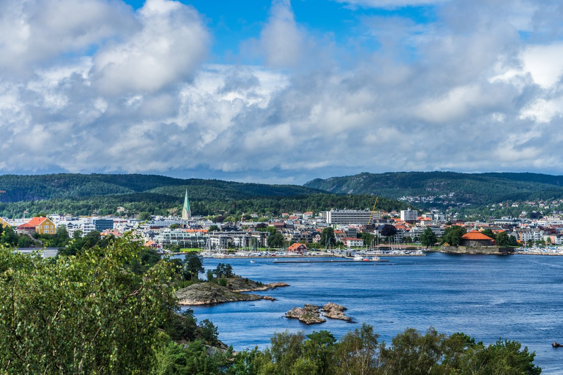 Norway, Kristiansand from Oderoya. Photo: Shutterstock by Aleh Alisevich. Norway, Kristiansand from Oderoya. Photo: Shutterstock by Aleh Alisevich.