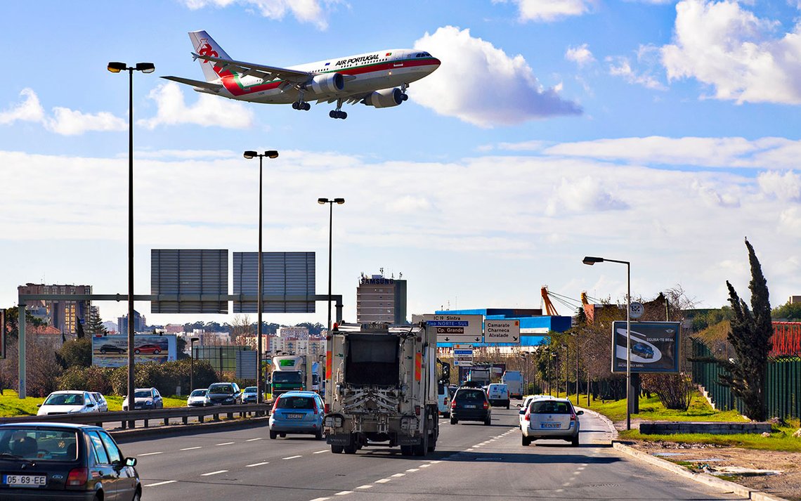 Illustrasjonsfoto fra innflyvningen til lufthavnen i Lisboa: Arnt Jensvoll / Document Illustrasjonsfoto fra innflyvningen til lufthavnen i Lisboa: Arnt Jensvoll / Document