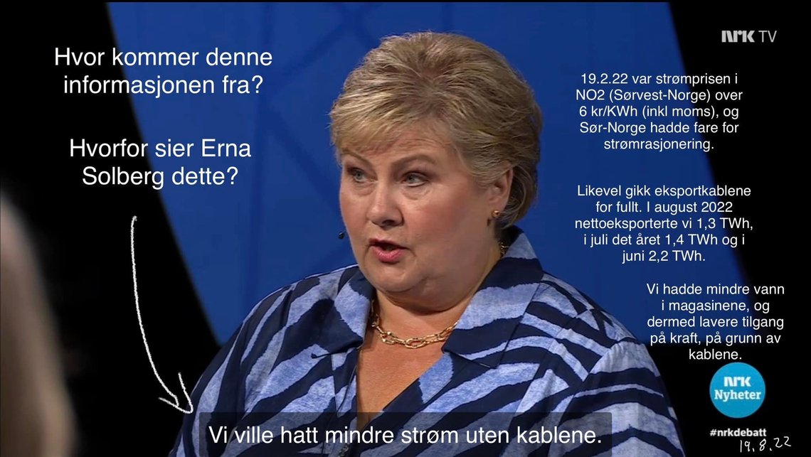 Dette er et av bildene Motvinds Eivind Salen bruker i sitt Facebook-innlegg der han avdekker de farlige nettverkene i norsk politikk. Nettverkene omfatter også folk fra Arbeiderpartiet og embetsverket, ikke bare fra Erna Solbergs krets. Illustrasjon: Eivind Salen med skjermdump fra NRK. Dette er et av bildene Motvinds Eivind Salen bruker i sitt Facebook-innlegg der han avdekker de farlige nettverkene i norsk politikk. Nettverkene omfatter også folk fra Arbeiderpartiet og embetsverket, ikke bare fra Erna Solbergs krets. Illustrasjon: Eivind Salen med skjermdump fra NRK.