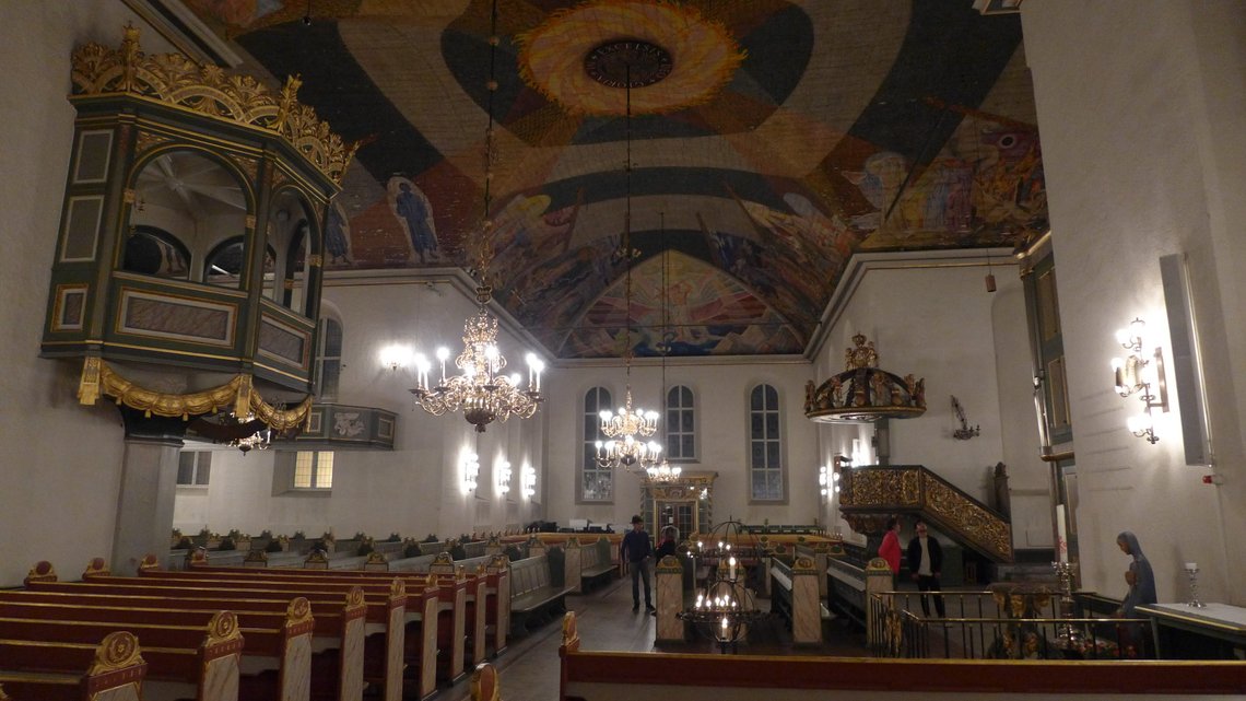Oslo domkirke, arkivbilde. Oslo domkirke, arkivbilde.