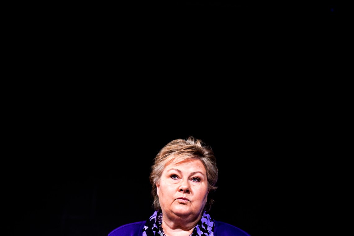 Oslo 20230915.
Høyre-leder Erna Solberg inviterer til pressekonferanse fredag morgen for å orientere om ektemannen Sindre Finnes aksjehandel i årene hun var statsminister.
Foto: Heiko Junge / NTB Oslo 20230915.
Høyre-leder Erna Solberg inviterer til pressekonferanse fredag morgen for å orientere om ektemannen Sindre Finnes aksjehandel i årene hun var statsminister.
Foto: Heiko Junge / NTB