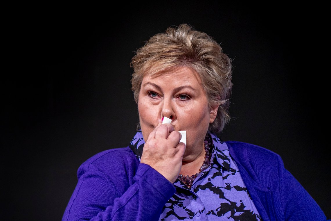 Høyre-leder Erna Solberg har mye å svare for i aksjesaken.
Foto: Heiko Junge / NTB Høyre-leder Erna Solberg har mye å svare for i aksjesaken.
Foto: Heiko Junge / NTB