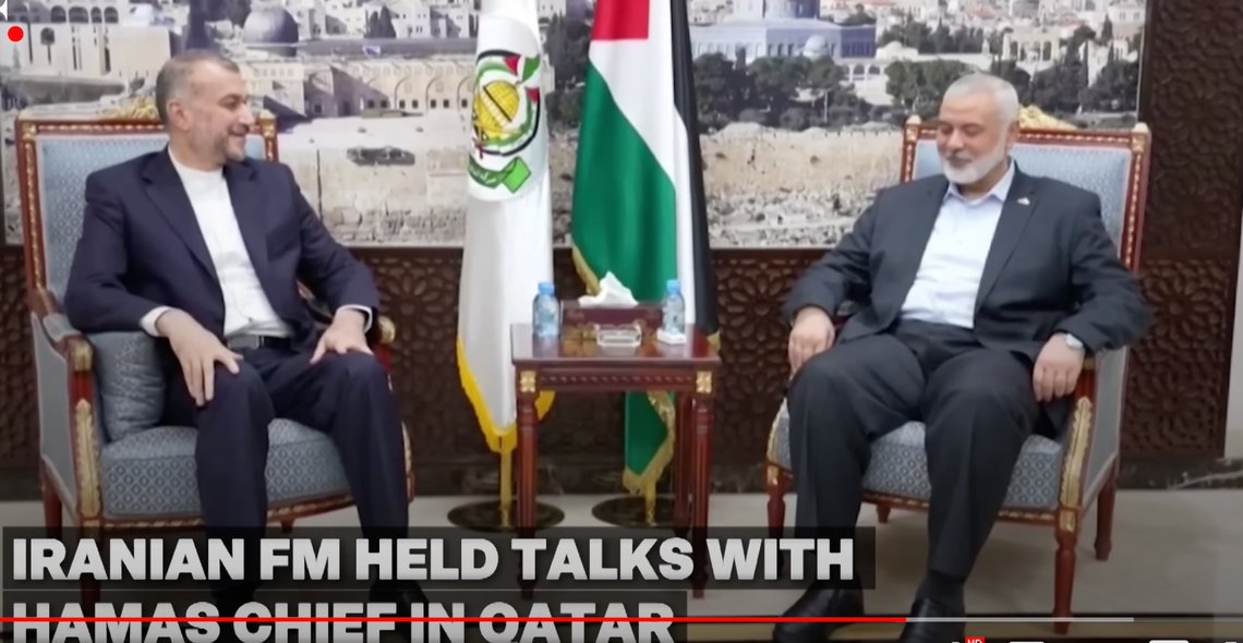 FNs spesialutsending til Midtøsten, Tor Wennesland, møter Irans utenriksminister Hossein Amirabdollahian i Beirut lørdag 14. oktober. Foto: Twitter FNs spesialutsending til Midtøsten, Tor Wennesland, møter Irans utenriksminister Hossein Amirabdollahian i Beirut lørdag 14. oktober. Foto: Twitter