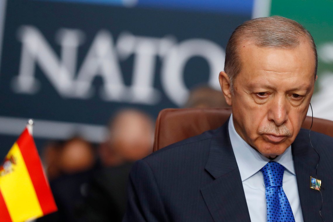 Tyrkias president Recep Tayyip Erdogan. Foto: Mindaugas Kulbis / AP / NTB Tyrkias president Recep Tayyip Erdogan. Foto: Mindaugas Kulbis / AP / NTB