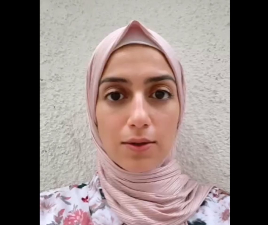 Zaynab Wandawi. Stillbilde video/ Instagram Zaynab Wandawi. Stillbilde video/ Instagram