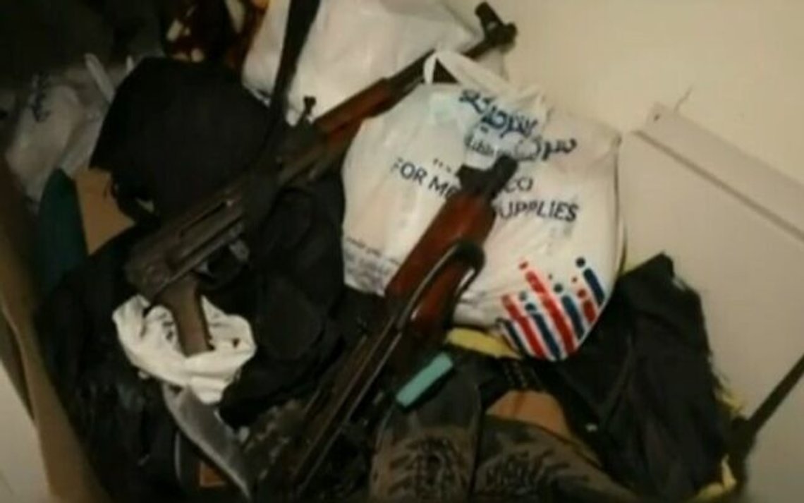 Våpenbeslag på et sykehus i Gaza. Hamas har ingen skrupler. Våpenbeslag på et sykehus i Gaza. Hamas har ingen skrupler.