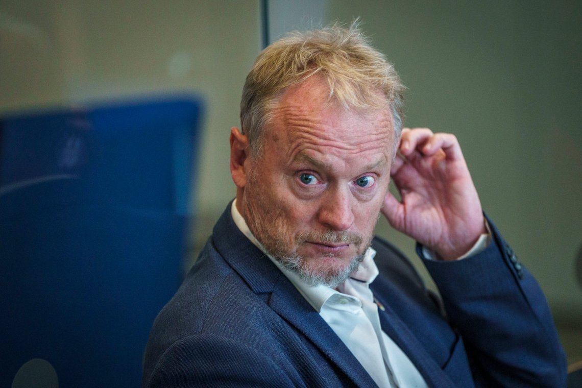 Oslo 20220921.
Byrådsleder Raymond Johansen etter offentliggjøringen av Oslo-budsjettet i Rådhuset.
Foto: Ketil Bjærke / NTB Oslo 20220921.
Byrådsleder Raymond Johansen etter offentliggjøringen av Oslo-budsjettet i Rådhuset.
Foto: Ketil Bjærke / NTB
