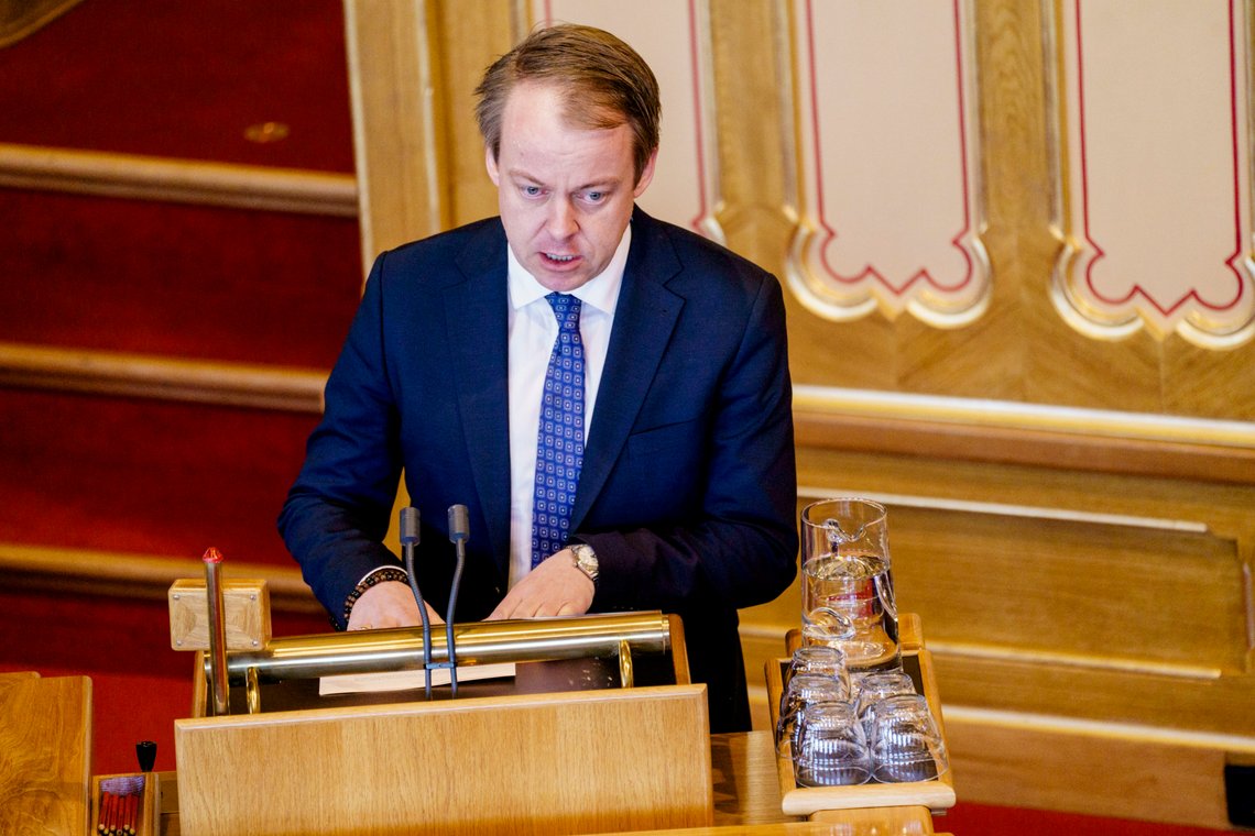 Erlend Wiborg (FrP).
Foto: Stian Lysberg Solum / NTB Erlend Wiborg (FrP).
Foto: Stian Lysberg Solum / NTB