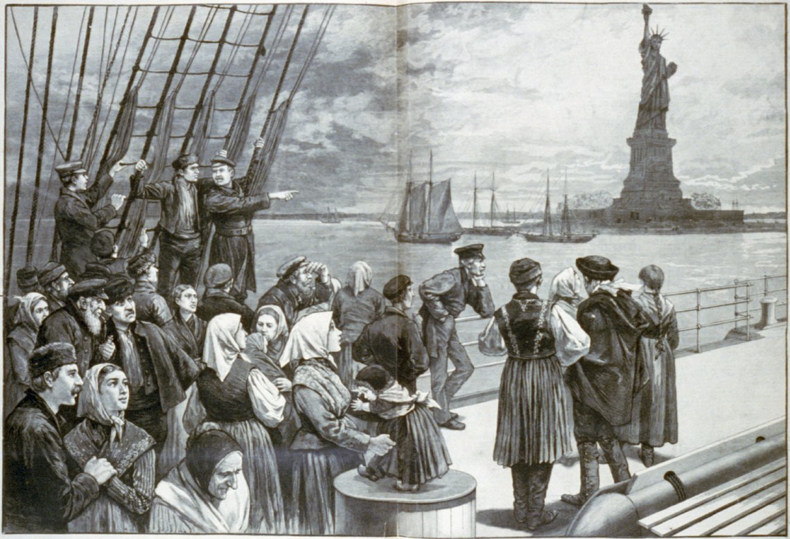 Jøder flyktet fra pogromene i Øst-Europa. Mange kom til USA, som i dag har nesten 8 millioner jødiske borgere. Illustrasjon: Frank Leslie/ Wikipedia Jøder flyktet fra pogromene i Øst-Europa. Mange kom til USA, som i dag har nesten 8 millioner jødiske borgere. Illustrasjon: Frank Leslie/ Wikipedia