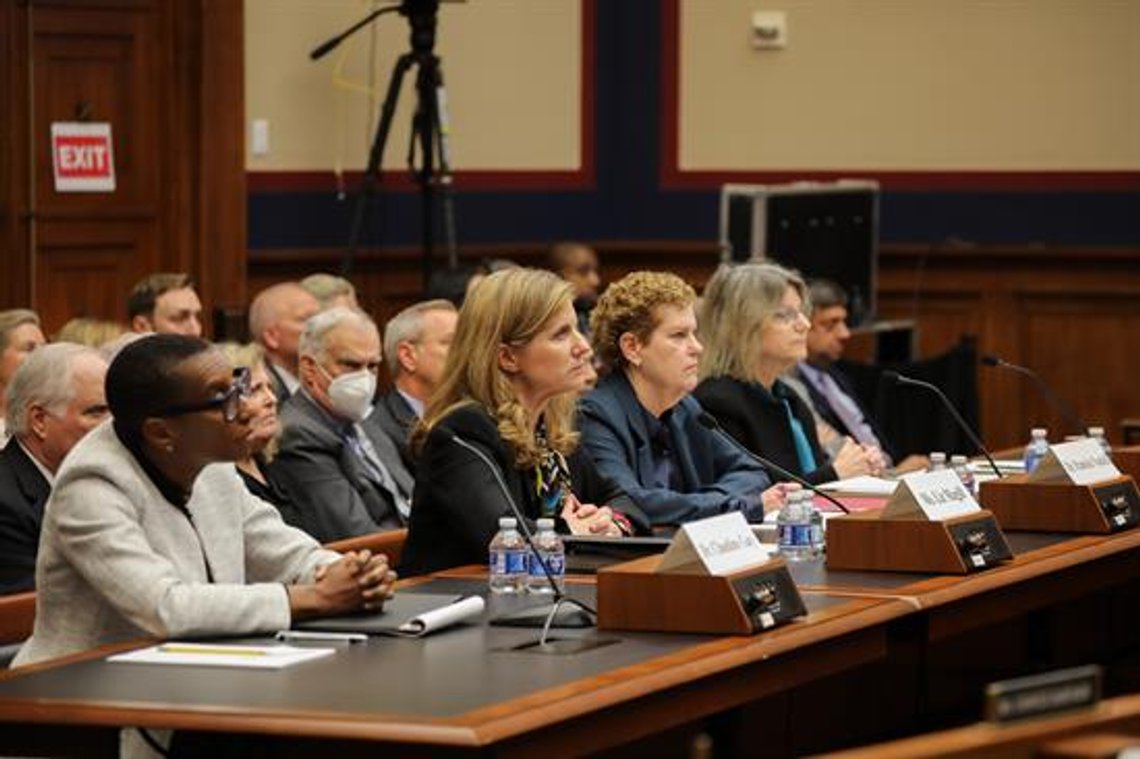 Today, the Committee called on the presidents of Harvard, UPenn, and MIT to answer for the rampant antisemitism engulfing their campuses and threatening their Jewish students. Photo: Committee on thToday, the Committee called on the presidents of Harvard, UPenn, and MIT to answer for the rampant antisemitism engulfing their campuses and threatening their Jewish students. Photo: Committee on Education & the Workforce, edworkeforce.house.gov (public domain). Today, the Committee called on the presidents of Harvard, UPenn, and MIT to answer for the rampant antisemitism engulfing their campuses and threatening their Jewish students. Photo: Committee on thToday, the Committee called on the presidents of Harvard, UPenn, and MIT to answer for the rampant antisemitism engulfing their campuses and threatening their Jewish students. Photo: Committee on Education & the Workforce, edworkeforce.house.gov (public domain).