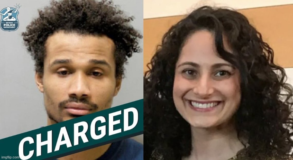 Following an investigation by the Detroit Police Department, the Wayne County Prosecutor's Office has charged Michael Jackson-Bolanos, 28, of Detroit, in connection with the homicide of Samantha Woll, 40, of Detroit. Photo: Detroit Police Departent. Samantha Woll, photo via X. Following an investigation by the Detroit Police Department, the Wayne County Prosecutor's Office has charged Michael Jackson-Bolanos, 28, of Detroit, in connection with the homicide of Samantha Woll, 40, of Detroit. Photo: Detroit Police Departent. Samantha Woll, photo via X.