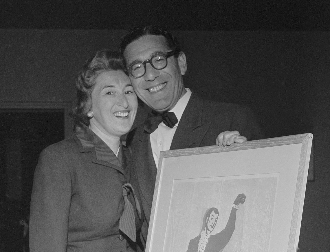 Solveig og Robert Levin i 1957.
Foto: NTB / NTB Solveig og Robert Levin i 1957.
Foto: NTB / NTB