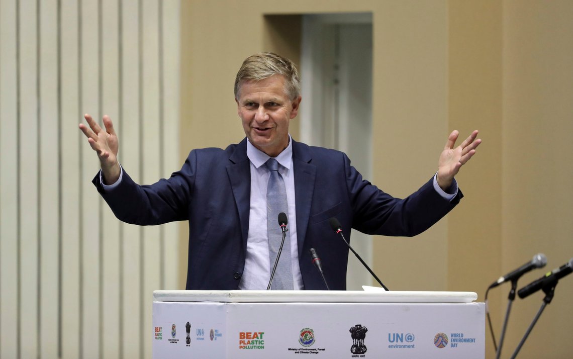 Erik Solheim. Foto: AP /Manish Swarup Erik Solheim. Foto: AP /Manish Swarup