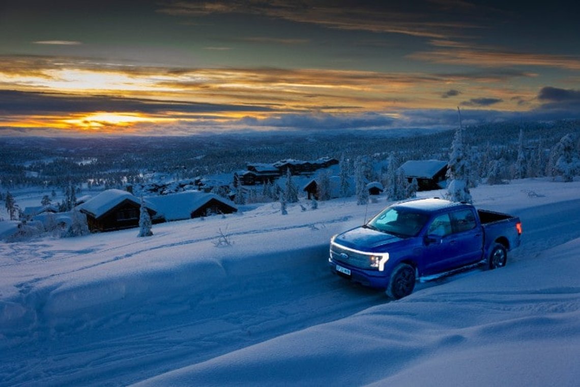 Foto: Ford Media Center. Ford Electric, iconic F-150 Lightning goes global as Ford announces acclaimed pickup is coming to Norway. Foto: Ford Media Center. Ford Electric, iconic F-150 Lightning goes global as Ford announces acclaimed pickup is coming to Norway.