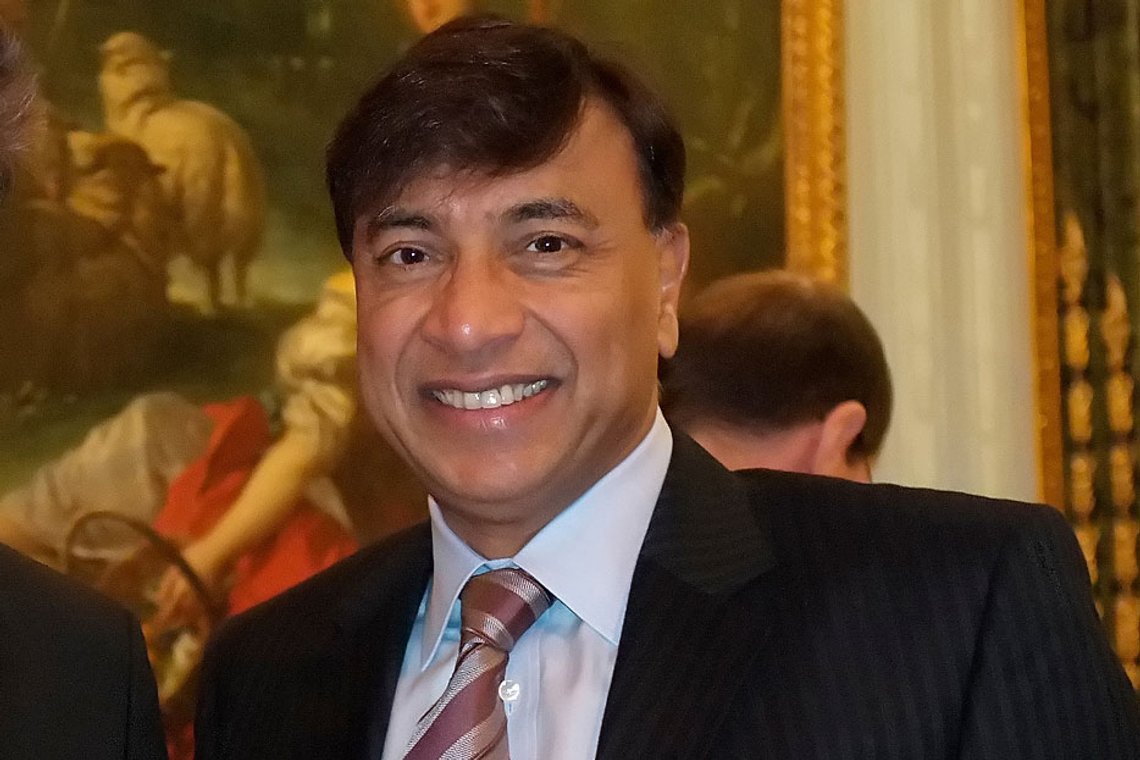 Utvidelsen av stålverket harmonerer med «Indias satsning på industriell vekst», sier stålmagnaten Lakshmi Mittal. Foto: Financial Times, Wikimedia Commons CC BY 2.0 DEED Utvidelsen av stålverket harmonerer med «Indias satsning på industriell vekst», sier stålmagnaten Lakshmi Mittal. Foto: Financial Times, Wikimedia Commons CC BY 2.0 DEED